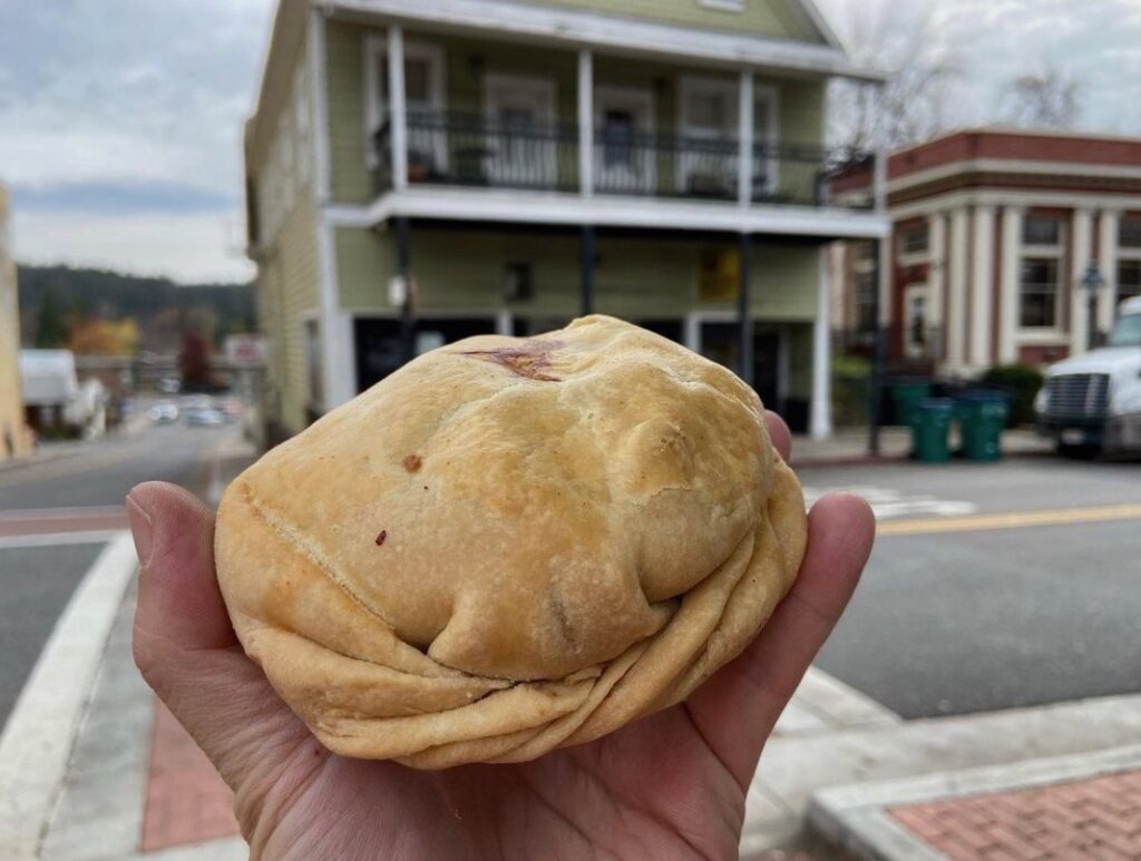A pasty from Marshall's Pasties