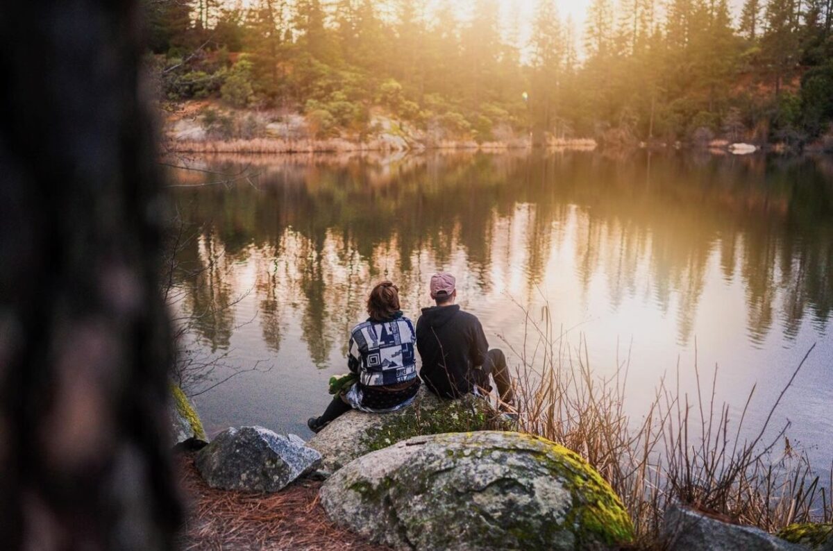 Hirschmans Pond in the fall or winter