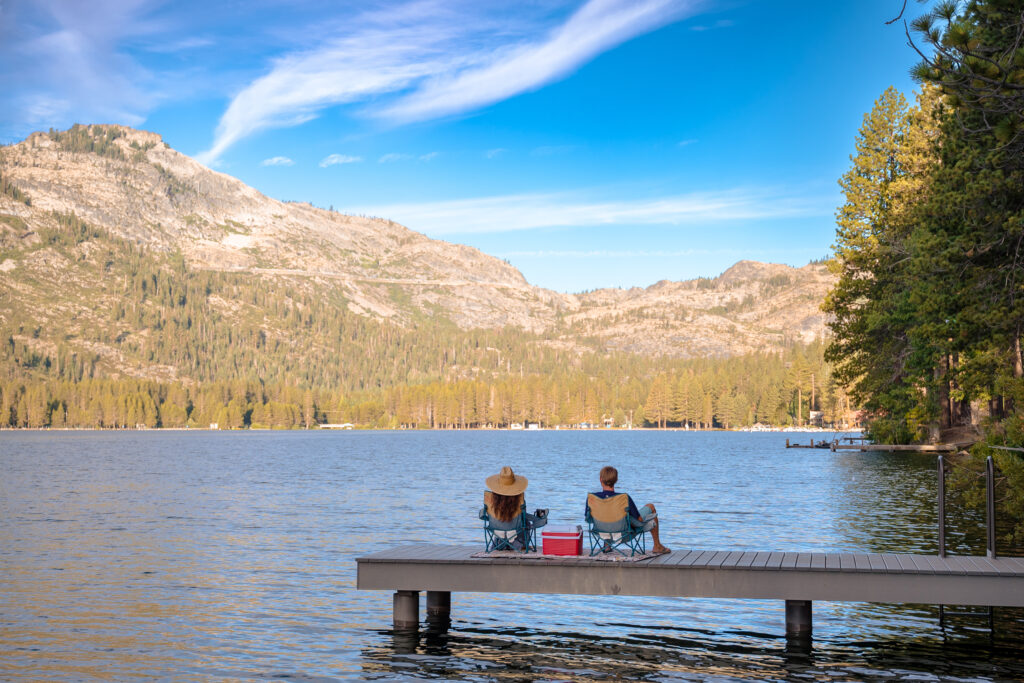 Donner Lake sunset