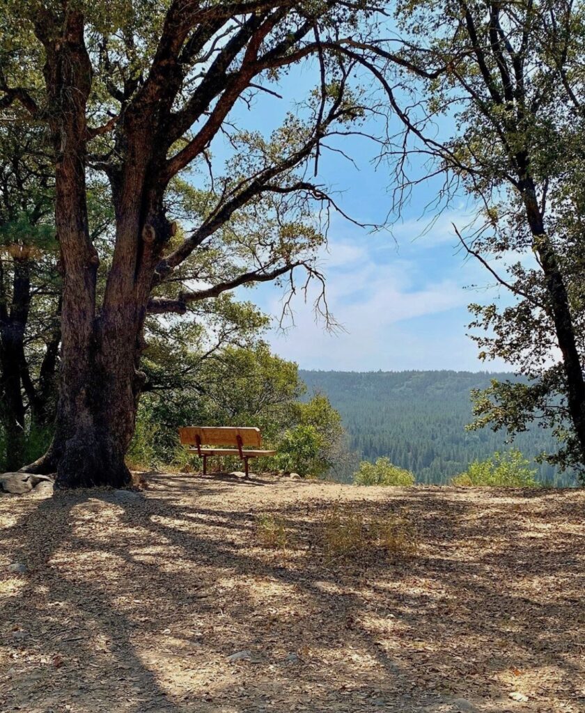 Sugarloaf Mountain overlook near Nevada City California