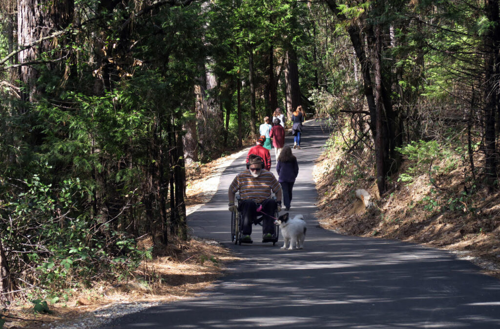paved trails in Nevada County that are wheelchair accessible