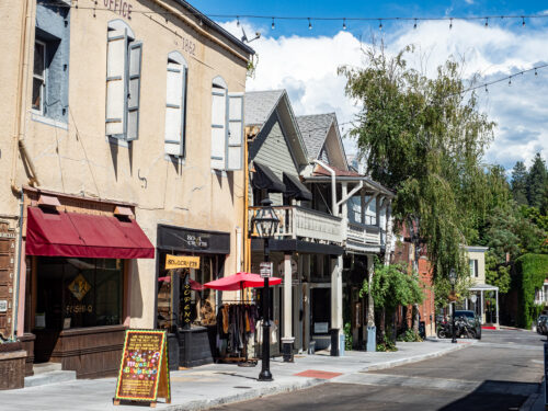 downtown Nevada City California