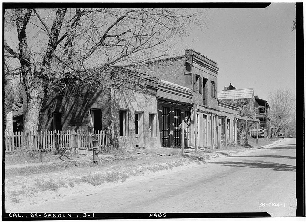 Main Street (Brick Buildings), North San Juan, Nevada County, CA