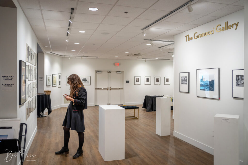 The interior of the Granucci Gallery at the Center for the art