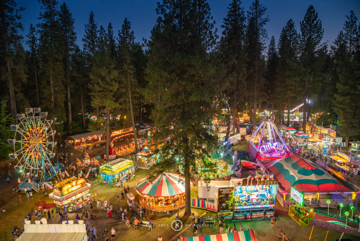 Birdseye view of Nevada County Fair