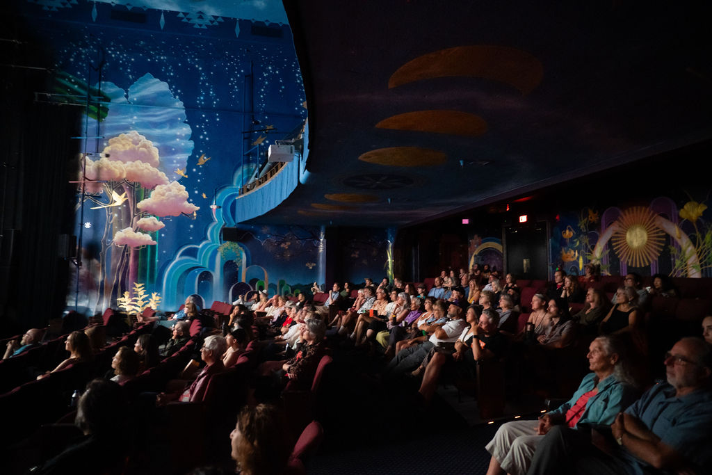 Inside of Nevada Theatre with the crowd