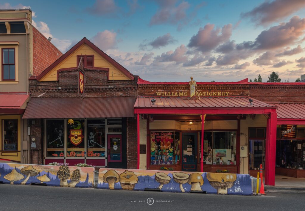 One of the oldest buildings in Grass Valley California - Williams Stationery