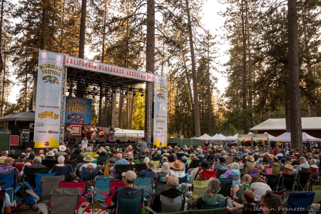 Frank Solivan and Friends at Sundown at the Father's Day Bluegrass Festival in Nevada City