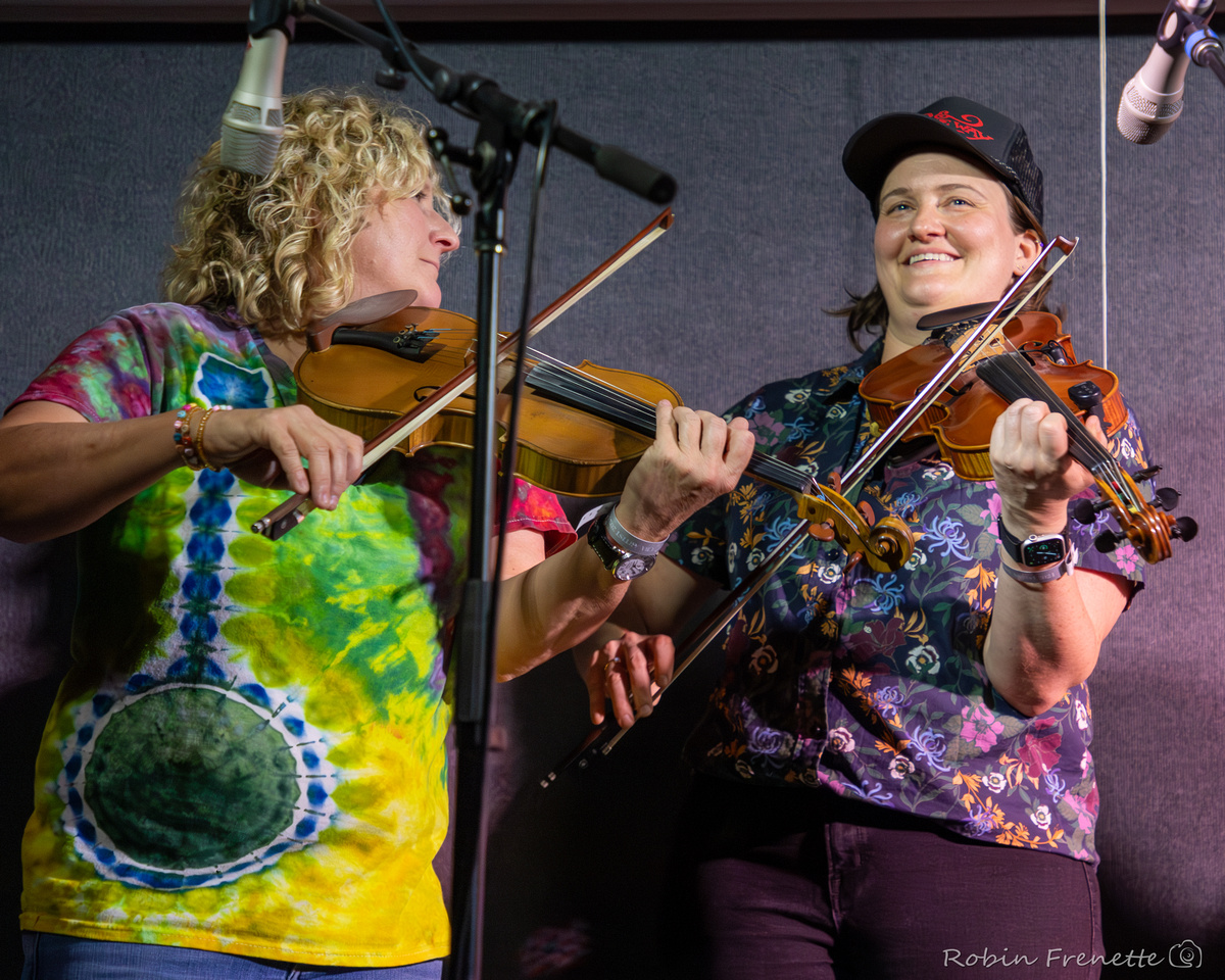 close up of musicians at the Father's Day Bluegrass Festival in Nevada City