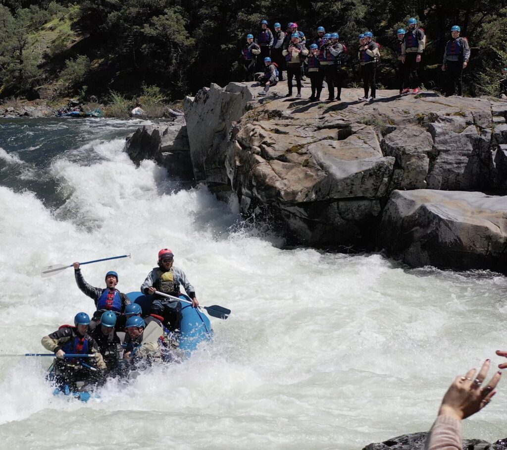 whitewater rafting in Nevada County on the North Yuba River