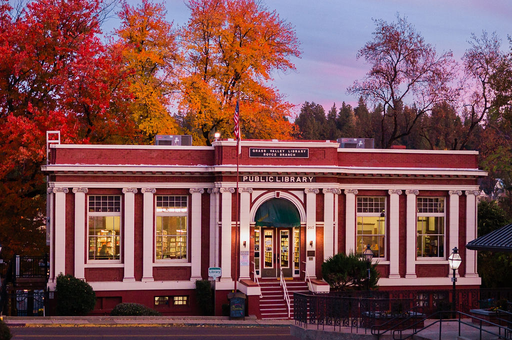 Searl Public Library in Grass Valley California