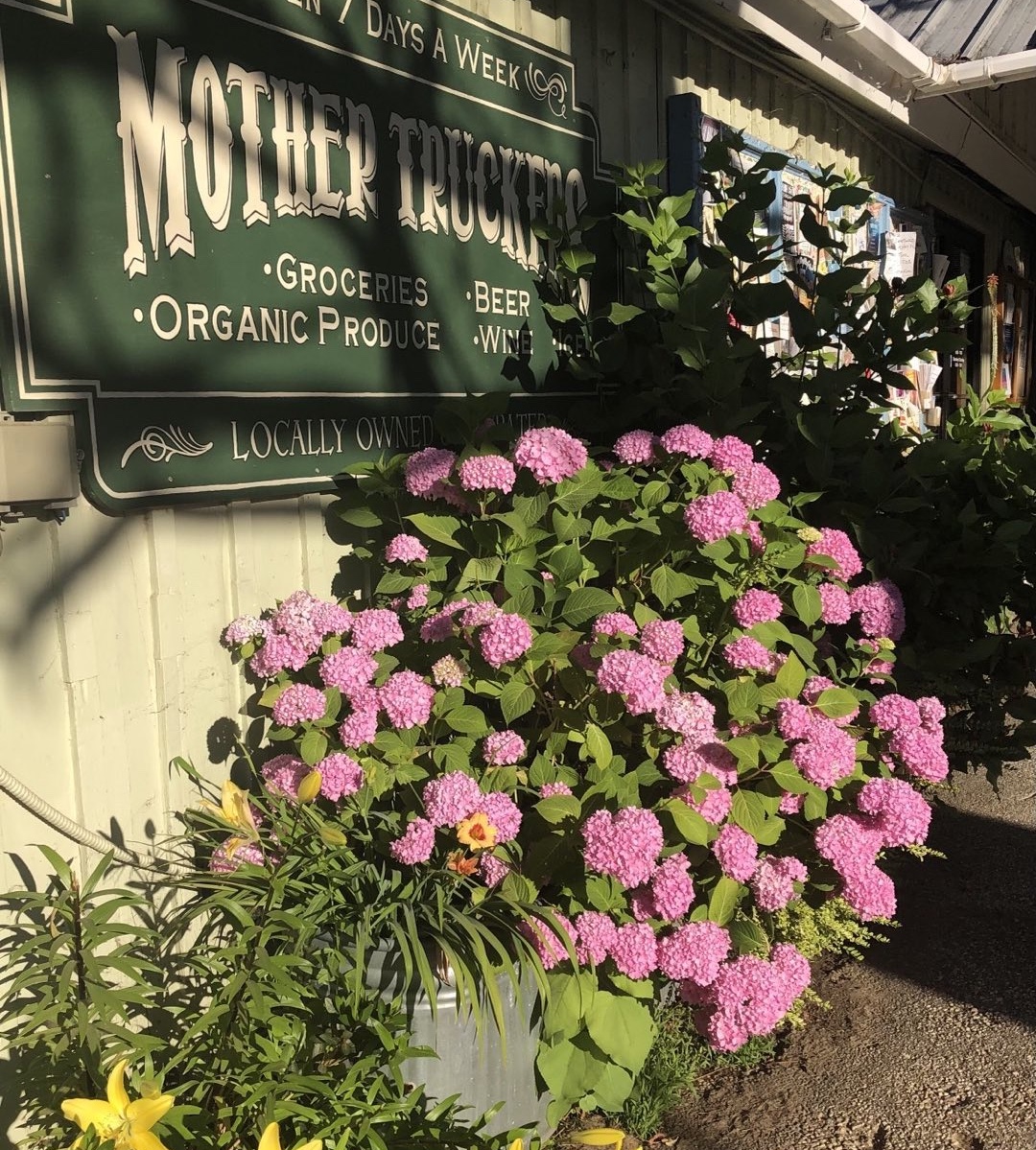 Exterior of Mother Truckers general store